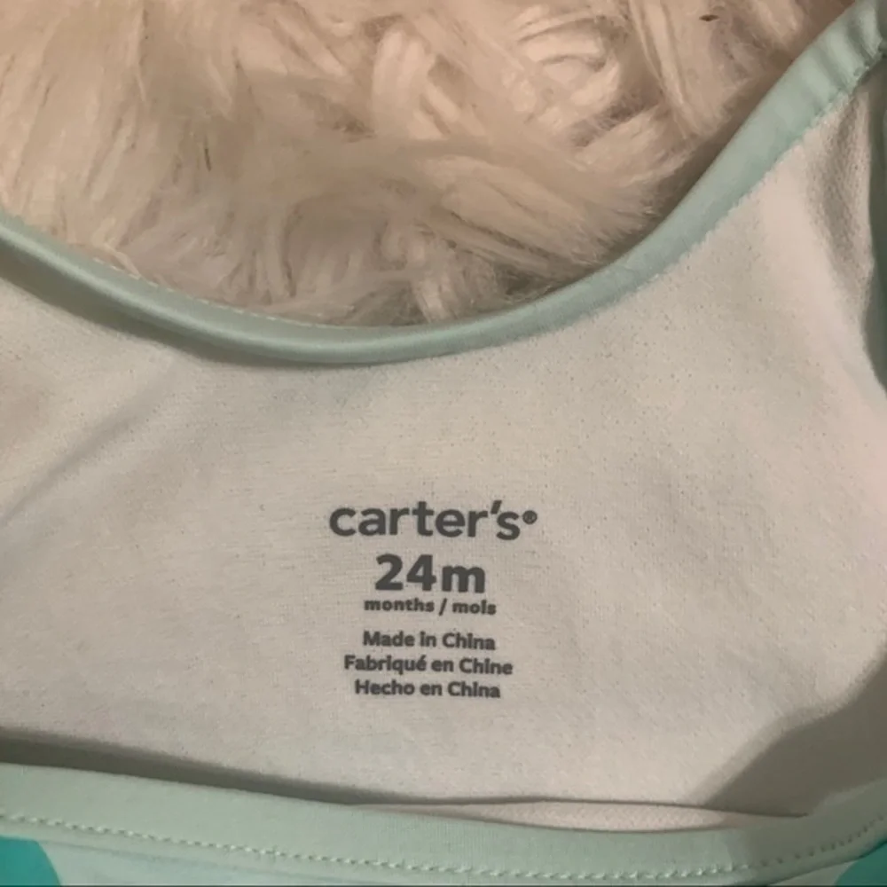 Carters one piece blue swimsuit 24 months